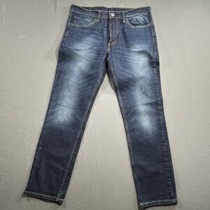 Levis 511 Jeans Mens 34x30 Slim Fit Blue Dark Wash